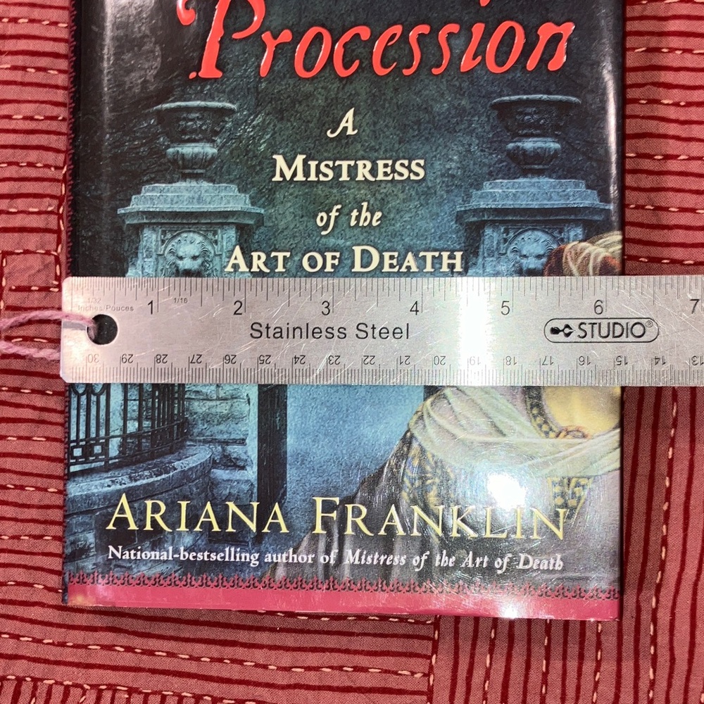 A Murderous Procession by Ariana Franklin hardcover Book - Picture 15 of 16